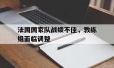 法国国家队战绩不佳，教练组面临调整