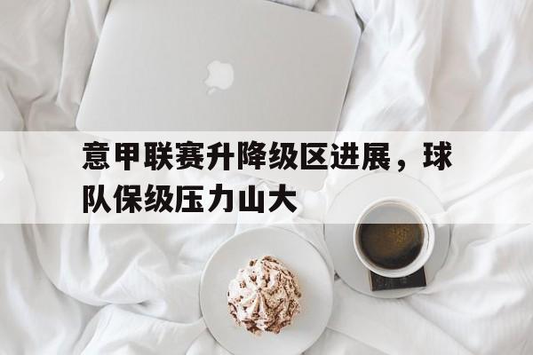 关于意甲联赛升降级区进展，球队保级压力山大的信息